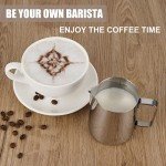 Stainless Steel Milk Frothing Pitcher Set