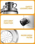800W GDOR Centrifugal Juicer with 3” Chute