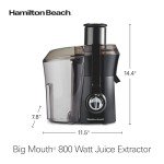 Hamilton Beach 800W Big Mouth Juicer Machine