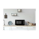 SHARP 0.7 CuFt Countertop Microwave Oven, Black