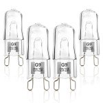 Halogen Light Bulb for Whirlpool Microwave, 4 Pack