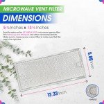 Microwave Filter Replacement 13.3" x 5.85" - 2-Pack