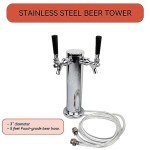 BACOENG Double Faucet Beer Kegerator Conversion Kit
