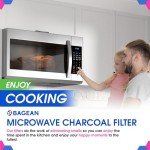 Microwave Charcoal Filter Replacement - 2-Pack