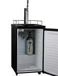 Kegco MPK199SS-G Stainless Steel Kegerator with Black Cabinet
