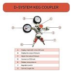 BACOENG Double Faucet Beer Kegerator Conversion Kit