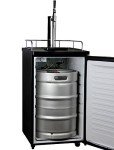 Kegco MPK199SS-G Stainless Steel Kegerator with Black Cabinet
