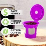 Reusable K Cup Pod Coffee Filters - 4-Pack