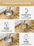 9.5 QT KUCCU Stand Mixer with 6 Speeds