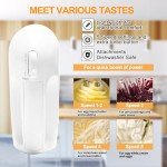 WEPSEN 5-Speed Hand Mixer with 5 Mixing Bowls