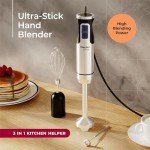 Mueller 8-Speed Immersion Hand Blender with Turbo Mode