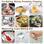 WEPSEN 5-Speed Hand Mixer with 5 Mixing Bowls