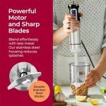 Mueller 8-Speed Immersion Hand Blender with Turbo Mode