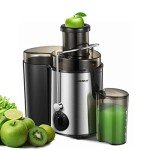 HOUSNAT 400W Centrifugal Juicer with Wide Chute