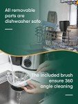 HOUSNAT 400W Centrifugal Juicer with Wide Chute