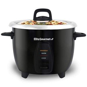 Elite Gourmet 10-Cup Electric Rice Cooker - Black