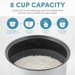 Aroma 8-Cup Cool Touch Rice Cooker