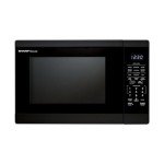SHARP 1.4 CuFt Black Countertop Microwave Oven