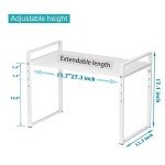 Adjustable Extendable Microwave Oven Rack Organizer