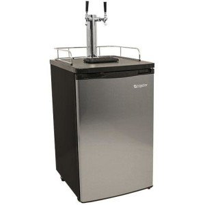 EdgeStar Full Size Dual Tap Stainless Steel Kegerator