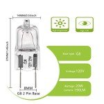 GE Microwave Halogen Light Bulb - 4 Pack