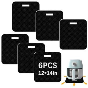 6 PCS Heat Resistant Kitchen Appliance Mats