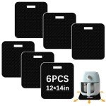 6 PCS Heat Resistant Kitchen Appliance Mats