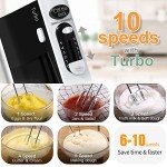 600W Powerful Handheld Electric Mixer with Turbo