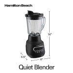 Hamilton Beach Wave Action Blender, 800 Watts, Black