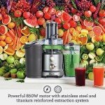 Breville BJE430SIL Juicer Machine, Stainless Steel