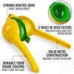 Zulay Kitchen 2-in-1 Metal Lemon Squeezer