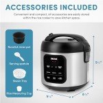 Aroma® Digital Rice Cooker and Multicooker, 4-Cup