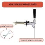 BACOENG A Tap Kegerator Door Refrigerator Conversion Kit No Tank