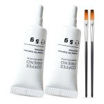 Espresso Machine Grease 2 Pack - Coffee Oil 5g Tube - Silicone Grease Maintenance Kit for Care and Maintenance of All Coffee Machines, Food Grade Grease for All Expresso Machines