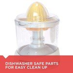 BLACK+DECKER 32oz Electric Citrus Juicer, CJ625, Pressure Activated, Adjustable Pulp Control, Dishwasher-Safe