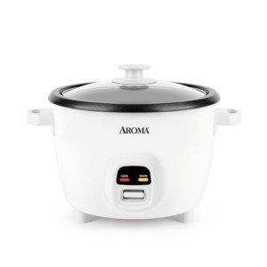 AROMA® 20-Cup (Cooked) One-Touch Rice Cooker and Food Steamer with Auto-Warm | 10 cups uncooked, 20 cups cooked (ARC-390NGP)