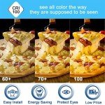 Microwave Light Bulb for GE Samsung Kenmore Maytag Elite Over The Stove Range Microwave Oven, Night Light/Stove Light Bulb G8 120V 20W Under Microwave Light, Replaces WB25X10019 WB36X10213, 2 Pack