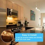 Microwave Light Bulb for GE Samsung Kenmore Maytag Elite Over The Stove Range Microwave Oven, Night Light/Stove Light Bulb G8 120V 20W Under Microwave Light, Replaces WB25X10019 WB36X10213, 2 Pack