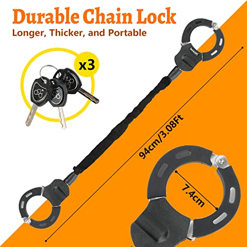 SHTALHST Electric Scooter Anti-Theft Chain Lock