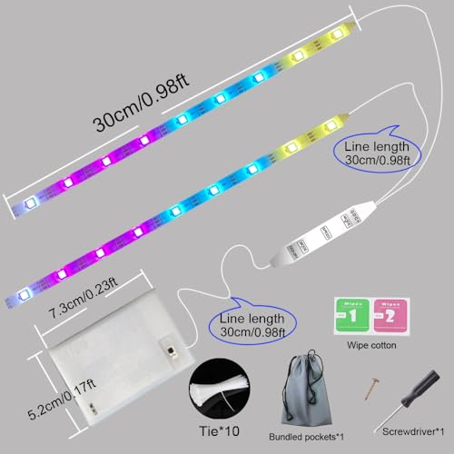 Colorful Waterproof LED Lights for Electric Scooters