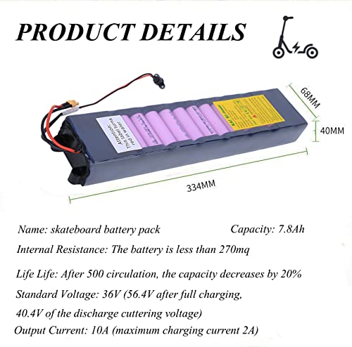 36V 7800mAh Battery Pack for M365 Electric Scooter
