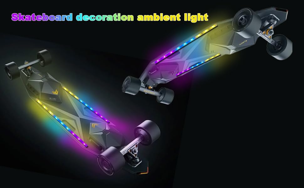 Colorful Waterproof LED Lights for Electric Scooters