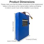 36V 8000mAh Replacement Battery for Electric Scooters