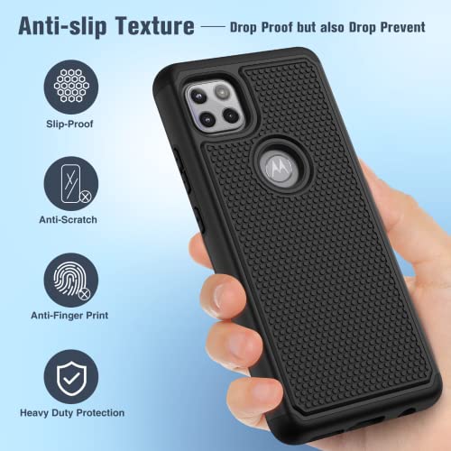BNIUT Motorola One 5G Ace Rugged Case