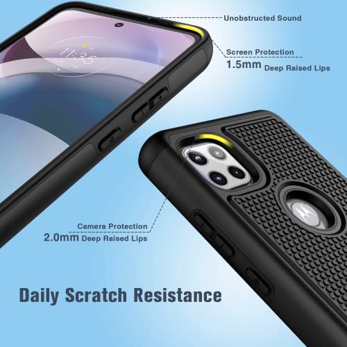 BNIUT Motorola One 5G Ace Rugged Case