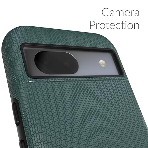 Forest Green Dual Guard Shockproof Case for Google Pixel 8a