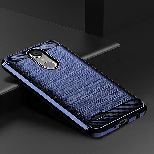 Carbon Fiber Soft TPU Phone Case - Brushed Navy