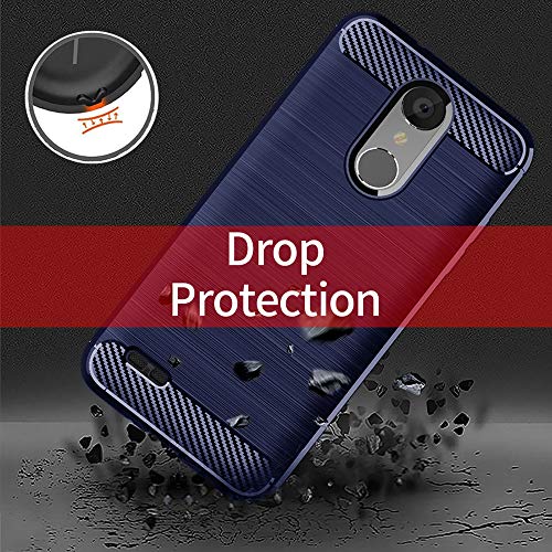 Carbon Fiber Soft TPU Phone Case - Brushed Navy