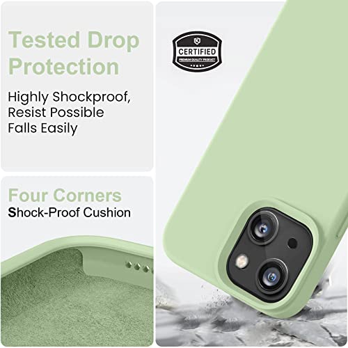 Vooii Silicone iPhone 14 Case - Matcha Green