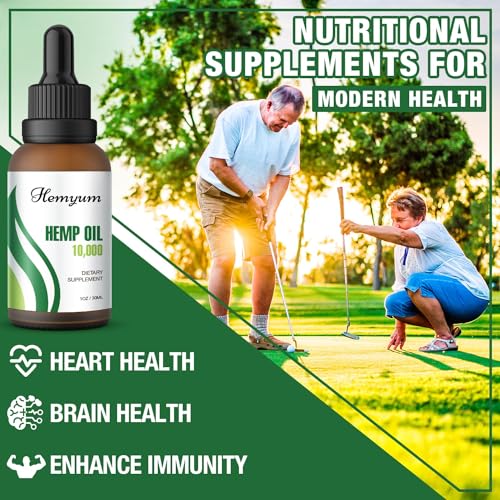 Organic Hemp Oil 10,000mg - 4-Pack Tincture